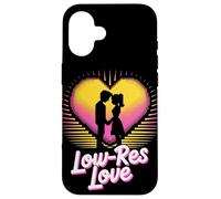 Jeu vidéo rétro Love Pop Culture Low Res Coque pour iPhone 16