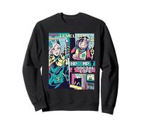 Jeu vidéo Social - Retro Manga Gamer Life Sweatshirt