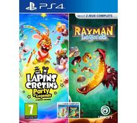 Jeu Vidéo - Ubisoft - Lapins Crétins : Party of Legends + Rayman Legends - Aventure - PS4 - 3+
