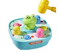 Jeu Whack - ABS 17 x 17 x 16,5 cm - Pédagogique - Marteau amusant avec design de dessin animé - Frappe une balle - Coordination œil-main - Jouet pour l'apprentissage précoce - Pour tout-petits à