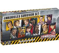Asmodee - Jeu - Zombicide : Survivants de Chronicles - Extension avec figurines de personnages - Horreur - Tabletop Game - 2023 - 216+