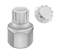 JEUCLEL ABC0/10PT Wheel Locking Nut Key Compatible with VW Volkswagen Audi VAG, Wheel Lock Nut Socket Adapter, Wheel Anti-Theft Lug Nut Removal Tool, Anti-Theft Screw Remover