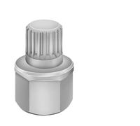 JEUCLEL ABC4/15PT Wheel Locking Nut Key Compatible with VW Volkswagen Audi VAG, Wheel Lock Nut Socket Adapter, Wheel Anti-Theft Lug Nut Removal Tool, Anti-Theft Screw Remover
