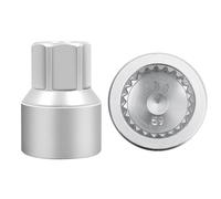 JEUCLEL ABC59 23Pt Outer Ring 4mm Wheel Locking Nut Key for Porsche VW | Wheel Lock Nut Socket Adapter, AntiTheft Lug Nut Removal Tool, AntiTheft Screw Remover, Repair Tool, Tyre Fitting, garage
