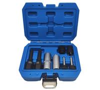 JEUCLEL Kit de réparation d'injecteur diesel à rampe commune de 8 pièces compatible avec les injecteurs Bosch, Denso et Siemens, outils spéciaux pour desserrer et enlever les fixations internes de