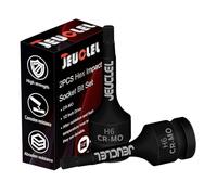 JEUCLEL Lot de 2 douilles hexagonales de 6 mm, douilles Allen H6 1,27 cm, adaptateur de tournevis hexagonal en acier Cr-Mo pour clés à cliquet électriques, vis de fixation