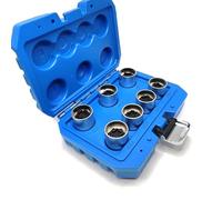 JEUCLEL Lot de 7 écrous de verrouillage de roue pour Opel/Opel, adaptateur de douille d'écrou de verrouillage de roue, outil de retrait d'écrou de roue antivol