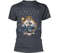 JEUDJJBW HAOSHI Devin Townsend Project 'Transcendence' T-T-Shirts à Manches Courtes(Medium)