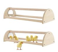 JEUIHAU Lot de 2 perchoirs autoportants de 35 x 14 x 9 cm, pour perroquets et petits poussins