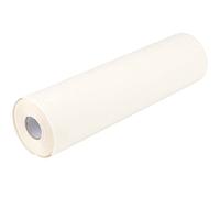JEUIHAU Rouleau de papier à dessin naturel blanc, 44 cm x 25 m, rouleau de feuille blanche dessin, rouleau de papier de rechange, pour peinture, emballage, expédition, artisanat