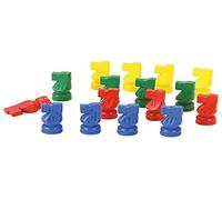 Jeujura 16 Petits Chevaux en Bois - 4 x 4 Couleurs - Jeu de Société - Âge Minimum : 3 Ans