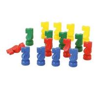 JeuJura – Jeu de société – 16 petits chevaux en bois – 4 x 4 couleurs – Âge minimum 3 ans