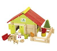 Jeujura - 8050- Jeux de Construction-Ferme avec Animaux - 100 Pieces