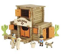 Jeujura - 8067- Jeux de Construction-Far West - Saloon - 170 Pieces