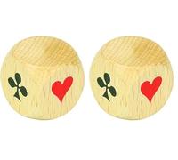 Jeujura - 8197- Jeux de Société-de Belote - de d'Atout en Bois (Lot de 2)