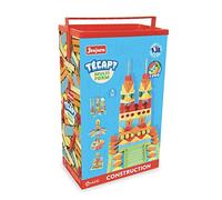 Jeujura - 8345- Jeux de Construction-Tecap Baril de Planchettes Multiform - 4 ans to 15 ans ,200 Pieces, Bois