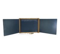 Jeujura - 8795-Tableau en Bois-Triptyque en Bois - Teinté Chene