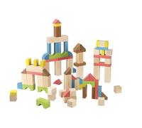 JEUJURA - Blocs de Construction - 80 Pièces en Hêtre - Jeux de Construction dès 18 Mois - Jeu Éducatif et Créatif pour Développer Imagination et Équilibre - Fabriqué en France - 8258