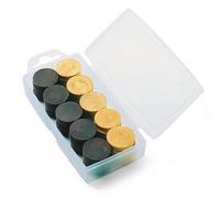 JEUJURA Boite pions dames en bois