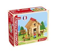 JeuJura - Jeu de construction La cabane de Montagne 55 pièces valise en carton dès 5 ans (8092)