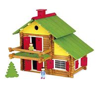 JeuJura – Jeu de construction Mon Chalet en Bois 8008 – 175 pièces – Coffret en bois