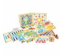 JEUJURA COFFRET DE JEUX BOIS - 150 REGLES