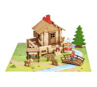 JeuJura Construction en bois La réserve naturelle 125 pièces Dès 5 ans