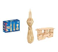 JeuJura Jeu de construction en bois Tecap Classic 300 pièces Dès 3 ans