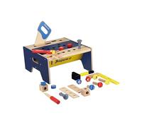 JEUJURA - Etabli en Bois avec 5 Outils - Jeu Imitation Enfant 3 Ans - 8597