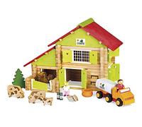 JeuJura – Construction en bois Ma Ferme en bois – 180 pièces – Taille unique
