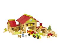 Jeujura - Grande Ferme 220 Pièces - Jeu de Construction dès 5 Ans - 8059