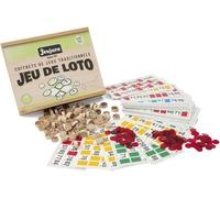 JEUJURA - Jeu De Loto - Coffret En Bois - Mixte - A partir de 3 ans - 48 cartes de loto en bois