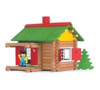 Jeujura - 8002- Jeux de Construction-Mon Chalet en Bois 5 ans- 100 Pieces