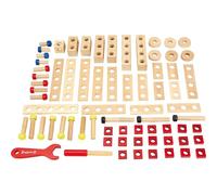Jeujura Kit en bois pour petit bricolage 70 pièces