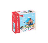 JEUJURA - La Maison du Vétérinaire - 60 pièces - Jeu de construction en bois