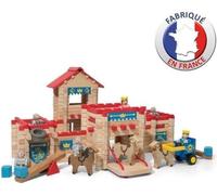 JEUJURA - Le Chateau Fort en bois - Jeu de construction - 300 pieces