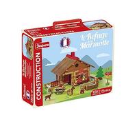 Jeu de construction - Jeujura - Le Refuge de la Marmotte - 150 pièces - Bois naturel - Mixte