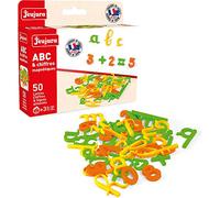 JeuJura - Loisir Créatif - Comme à l'école - 50 lettres, chiffres et signess aimantés