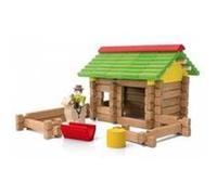 Jouet en bois Jeujura® Mon Premier Chalet en Bois 64 pcs | Ref: