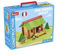 JEUJURA - Mon Premier Chalet - Jeu de Construction dans sa Valise en Carton - A partir de 2 Ans - Agilité - Créativité - Manipulation - Catalogue fourni - 8239