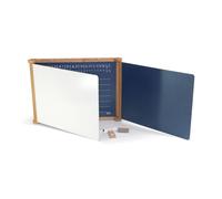 Jeujura Planche multifonctionnelle à trois feuilles en bois 156x43 cm avec accessoires