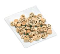 JEUJURA Sachet 90 pions loto en bois
