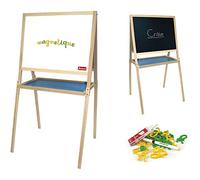 Vilac – Tableau créatif en bois Jeujura – Jeu éducatif multifonctions avec accessoires