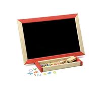 Jeujura - Tableau en Bois - Mon Tableau d'Activités - Une Face pour Écrire à la Craie et une Face Blanche Magnétique - Made in France - À partir de 3 Ans - 8848