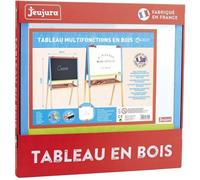 Jeujura - 8743-Tableau en Bois-Tableau Multifonctions en Bois avec Fonction dessin