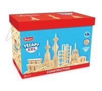 Jeujura - 8324 -Tecap Baril de Planchettes 3XL - 500 Pieces - Jeu enfant -Jeu pour s'amuser en famille - A partir de 4 ans - Format 3XL - 3 tailles 3 fois plus de construction - Fabriqué En France