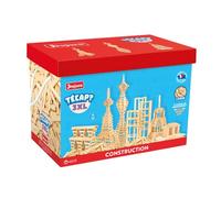 JeuJura Jeu Tecap Baril de Planchettes 8324 – 500 pièces, Format 3XL, Dès 4 ans, Fabriqué en France