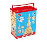 JeuJura - Jeu de construction en bois - TECAP 3XL - 200 planchettes - Mixte - À partir de 4 ans