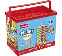 Jeujura - Tecap Color - 100 Pieces - Jeux de Construction- Jeu de planchettes - Pour faire un maximum de constructions - Laisser libre son imagination - Manipulation - Créativité - 8336