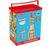 Jeujura - TECAP Color - 200 Pièces - Jeu de Construction dès 3 Ans - 8334